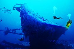 PNG-New Ireland-Kavieng-wreck>DOK YANG Nik.RS-COMPOSING >... by Manfred Bail 